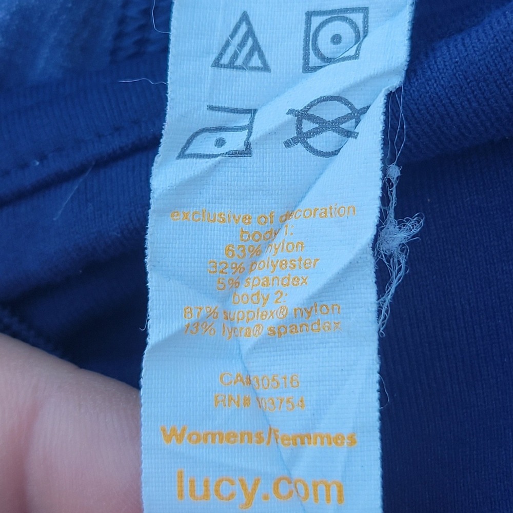 Lot of 2 Lucy Get Going Pant Ruched Athletic Jogger Sz Large Hiking Outdoor Yoga - Picture 9 of 12